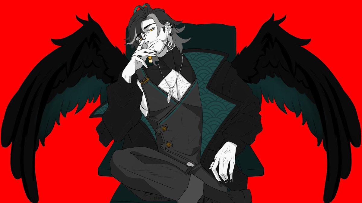 Kuroo Tomura ENVtuber 🐦‍⬛| VTUBER PAPA tweet media