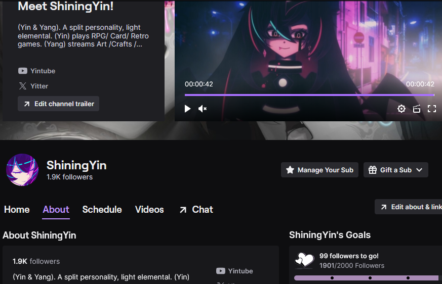 Yin / Yang ☯🏮 Shining Vtuber. tweet media