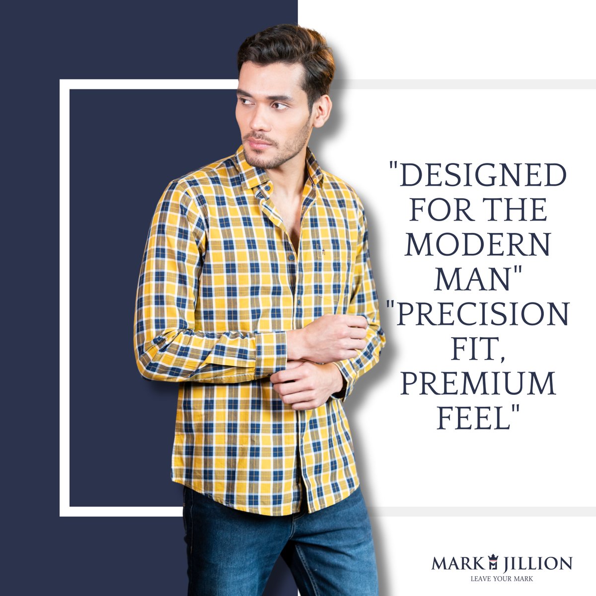 Markjillion's tweet photo. designed for the modern man precision fit premium feel #CheckMate #FashionForward #StyleUpgrade #MensFashion #TrendyLooks #MarkJillion #OutfitGoals #CasualVibes #MenswearDaily #NewSeasonStyle" #trending #newcollection https://t.co/oc24RZtacq