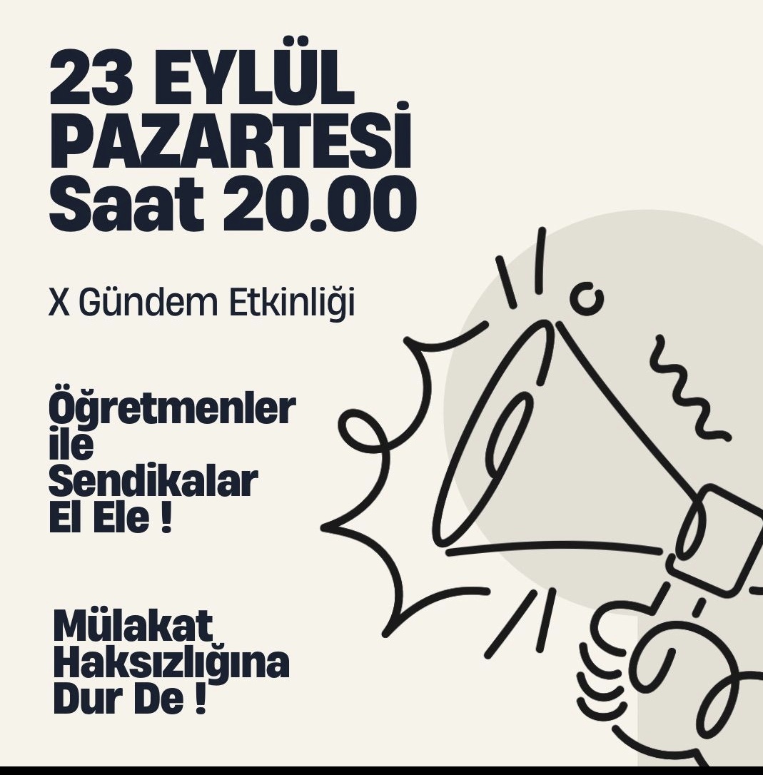 Emeğine sahip çıkmak istiyorsan mücadeleni vereceksin💣
Son demler arkadaşlar sonuçlar açıklanmadan bir şeyleri değiştirmek istiyorsanız destek verin kendi emeğiniz bu kimsenin değil..
#ÖğretmenlerTakipleşiyor