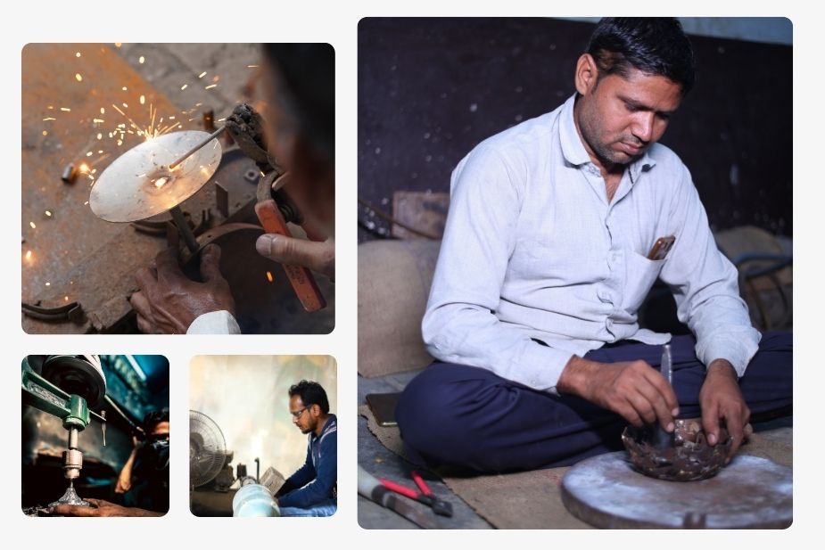 A key aspect of the Fair Trade approach is enhancing the skills and capabilities of artisans. This process starts with brainstorming ways to improve their workshops and then offering assistance to implement these practical improvements.
#fairtrade #ethicallymade