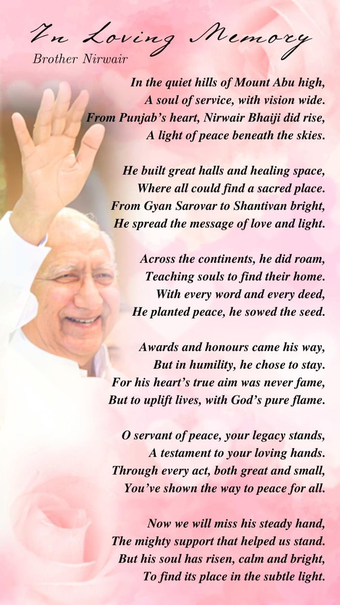 LuckyLighte's tweet photo. Beautifully dedicated to a #noble man of this era.

Br. #Nirwair, A Legacy of Love

. 🫶 . 💐 . 🫶 . https://t.co/QzoeqgDWgd