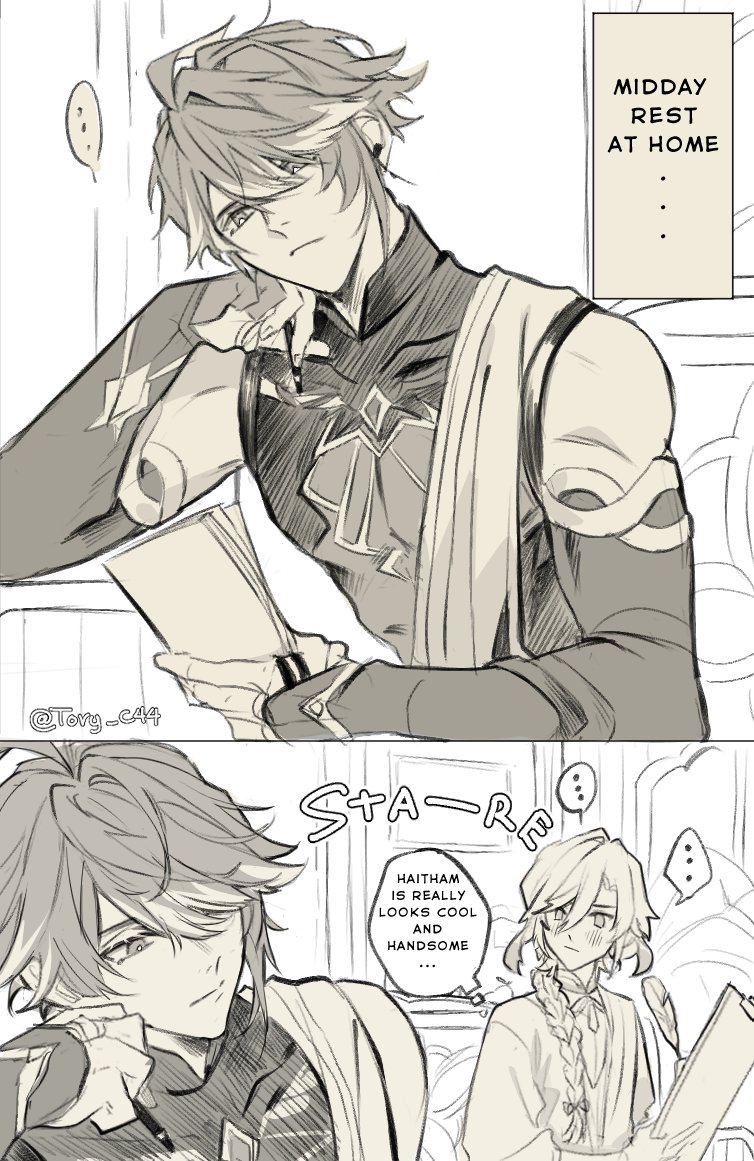 A very normal day in the Scribe's home-
#HaiKaveh 