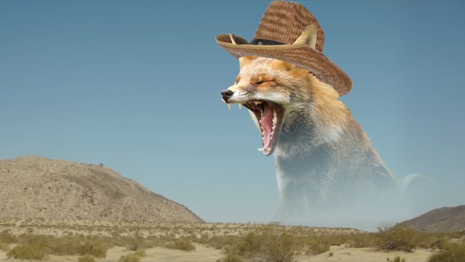 RealKeyFox's tweet image. We get high we get loud. #fox #yawn #scream #shout #cowboy #bigenough