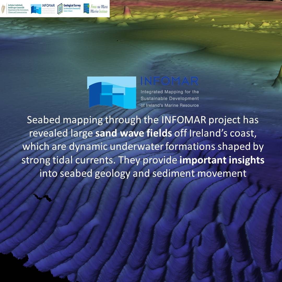 INFOMAR (@followtheboats) on Twitter photo Seabed mapping by #INFOMAR has uncovered large, dynamic sand wave fields off Ireland’s coast, shaped by powerful tidal currents.
The <a href="/UCD_Geography/">UCD Geography</a> #MScModule students are learning about seabed geology and sediment movement. #MarineScience
<a href="/Dept_ECC/">Dept. Environment, Climate and Communications</a> <a href="/GeolSurvIE/">Geological Survey IE</a> <a href="/MarineInst/">Marine Institute</a> Seabed mapping by #INFOMAR has uncovered large, dynamic sand wave fields off Ireland’s coast, shaped by powerful tidal currents.
The <a href="/UCD_Geography/">UCD Geography</a> #MScModule students are learning about seabed geology and sediment movement. #MarineScience
<a href="/Dept_ECC/">Dept. Environment, Climate and Communications</a> <a href="/GeolSurvIE/">Geological Survey IE</a> <a href="/MarineInst/">Marine Institute</a>