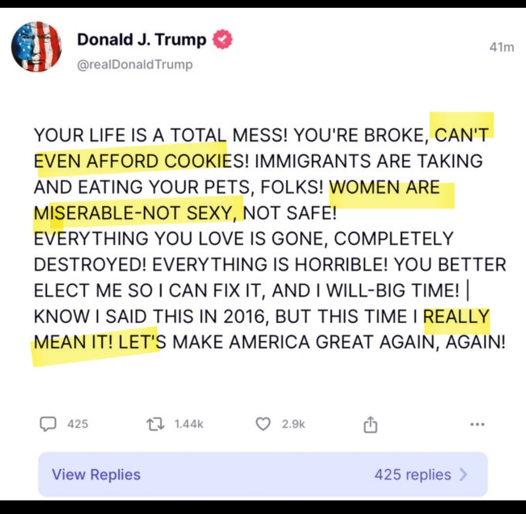 Trump is becoming more and more unhinged! Surely professional help is required here?