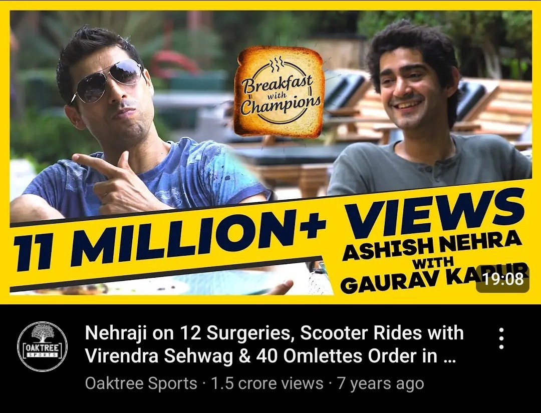 vikasthakur02's tweet image. I can watch these interviews again &amp;amp; again...😂❤️
Waiting for another season @gauravkapur 
#BreakfastWithChampions