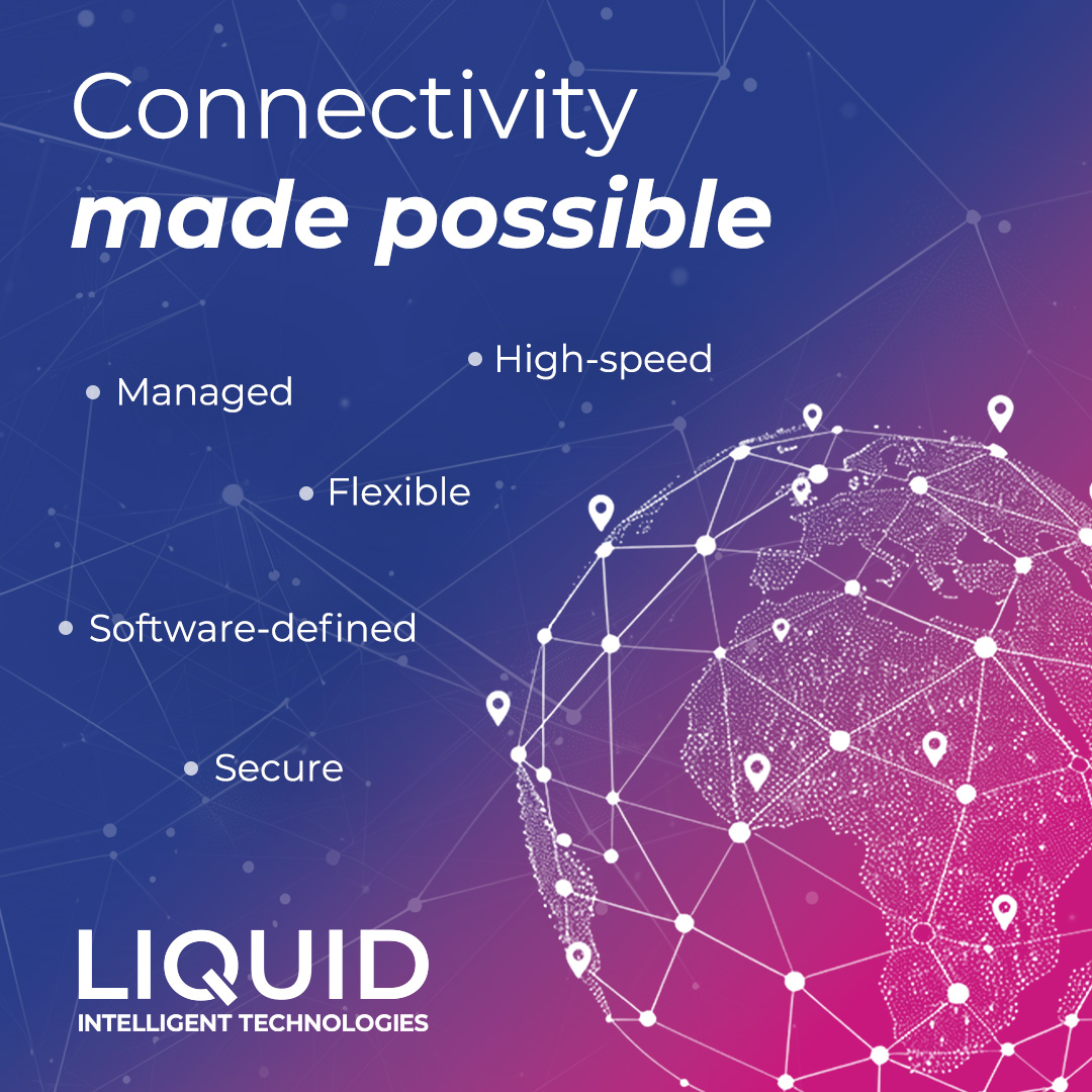 LiquidInTechKe's tweet image. Connect to a world of possibilities with our single, end-to-end global network of terrestrial, subsea and satellite connections, as well as software-defined network and managed services.

#MadePossibleByLiquid #LiquidIntelligentTechnologies