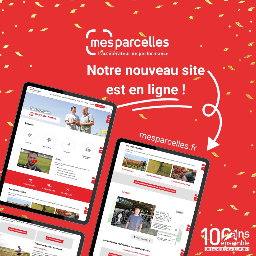 MesParcelles_'s tweet photo. 🎉 C'est aussi la rentrée pour MesParcelles et pour l'occasion, nous vous présentons notre nouveau site internet. 🌐

➕ Parcours de navigation adapté à votre filière
➕ Contenu revu et complété pour une expérience utilisateur optimisée

💌 Rdv sur https://t.co/DzvxiGY59j https://t.co/CDk81KhNAo