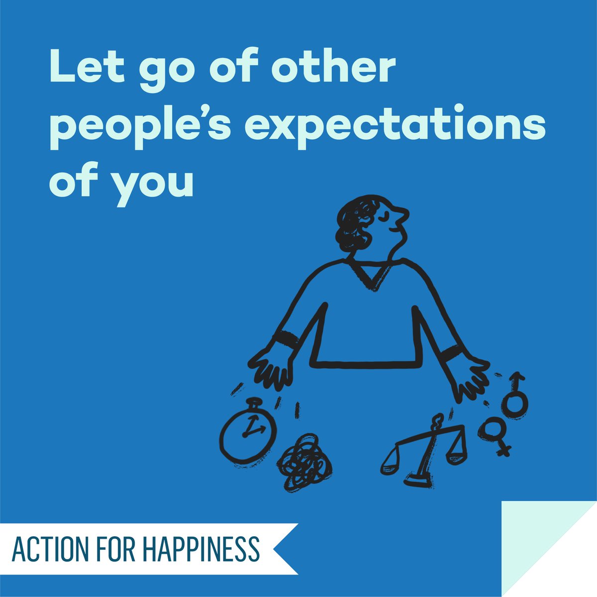 Self Care September - Day 23: Let go of other people’s expectations of you actionforhappiness.org/self-care-sept… #SelfCareSeptember