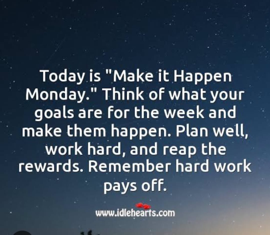Iman_uel's tweet photo. Monday Goals https://t.co/RpJaPcktfV