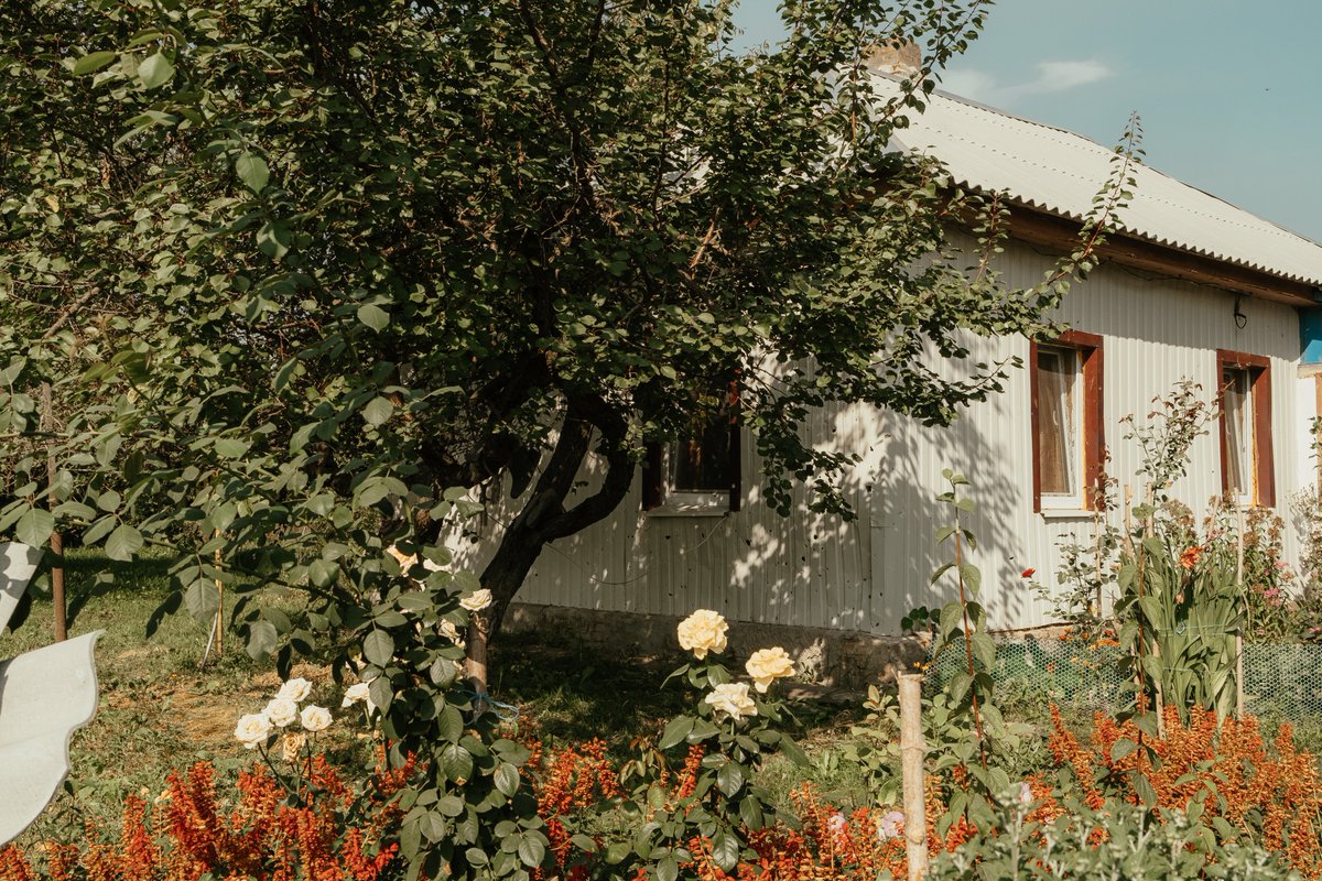 DRCinUA's tweet photo. 💬"We evacuated and when got back, we saw a damaged house, a burnt barn &amp; destroyed fence," shares Svitlana, whose home was affected by shelling.

With DRC &amp; EU (@echo_Europe) support, 400+ families have repaired their homes in #Chernihiv &amp; Oblast, with ˂70 to receive assistance. https://t.co/U6m9ZPgrnZ