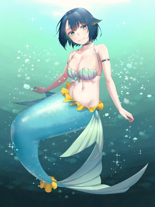 深海で出会った女神────

#OC #人魚 #深海ナナ 