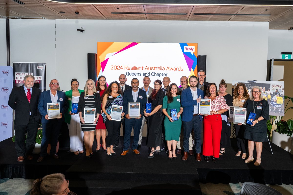 The Queensland Resilient Australia Awards recognise those going above and beyond to strengthen their communities and our state against severe weather and disasters.
Congratulations to this year's RAA award winners and those highly commended 👏
Full list: getready.qld.gov.au/RAA24