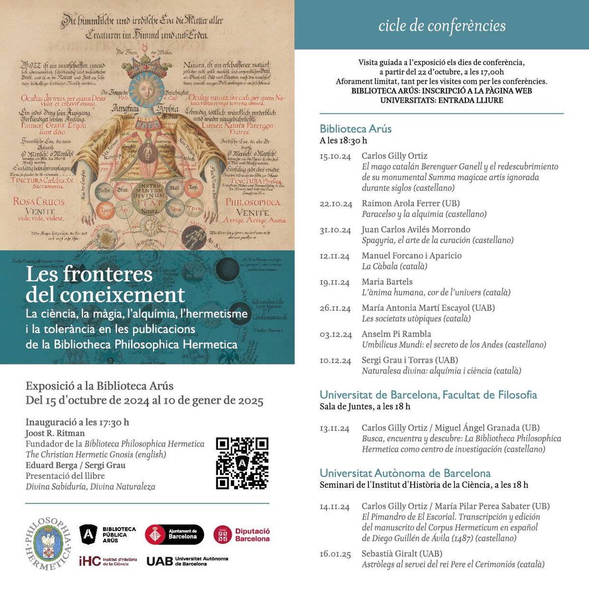 📚 Presentación del libro: UMBILICUS MUNDI: El secreto de los Andes ⛰️

🗓 3 de diciembre de 2024
⏰ 18:30h
📍 Biblioteca Arús, Barcelona  

📲 Regístrate en bpa.es/activitats/act…