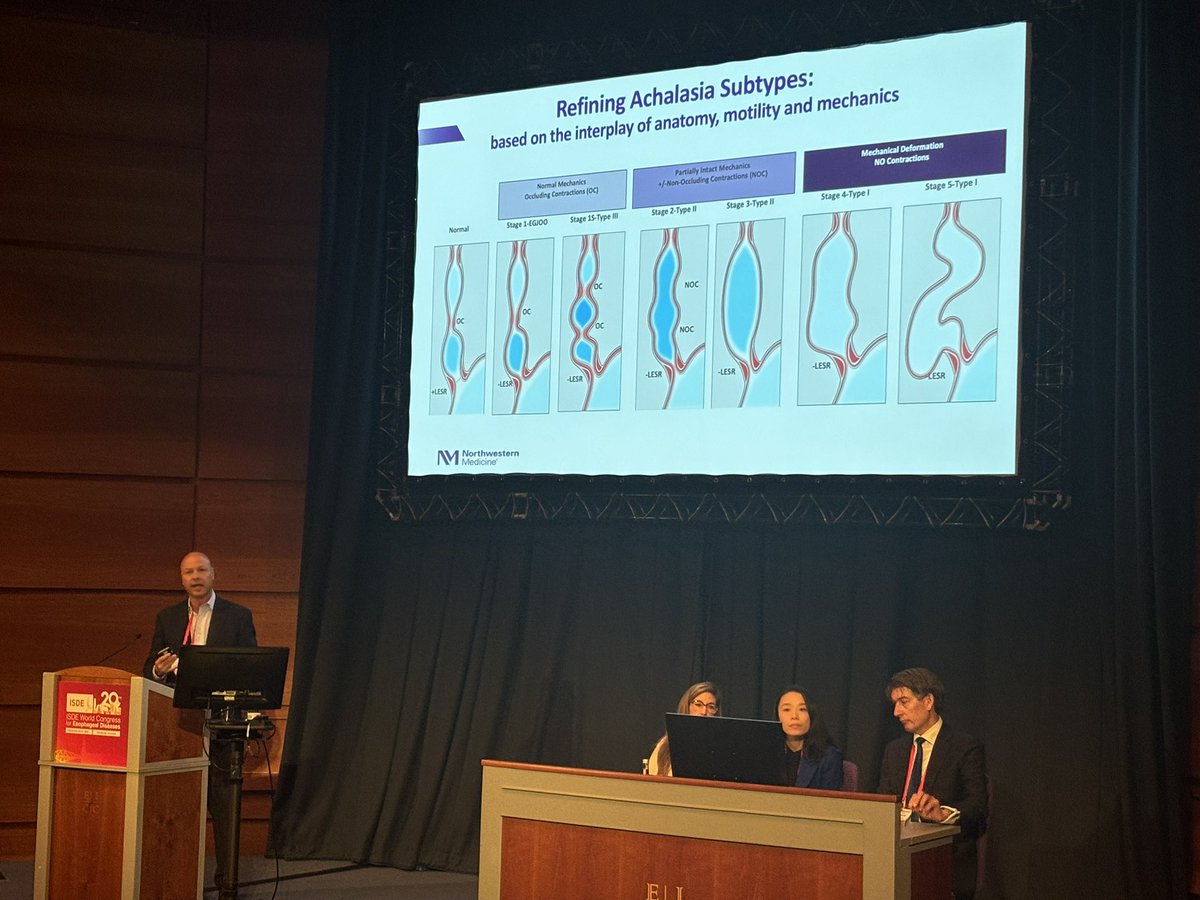 Update from Edinburgh!  Phenomenal talk from John Pandolfino on a new classification paradigm for achalasia incorporating both manometric and anatomical features.  Makes a ton of sense! <a href="/ISDE_net/">ISDE.net</a>