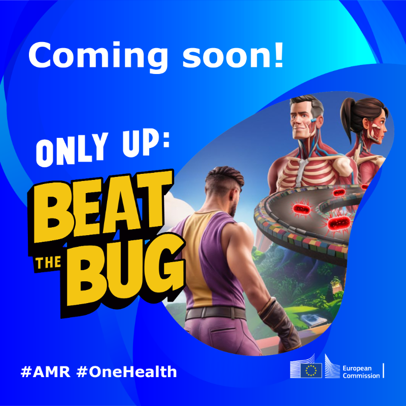 EU_Health's tweet photo. Antimicrobial resistance #AMR is one of the biggest global health threats, but public awareness is still very low. Today we launch our campaign to inform teens about the risk of AMR & how they can help tackle it.
AMR affects us all, but united, we can #BeatTheBug🦠💪#OneHealth