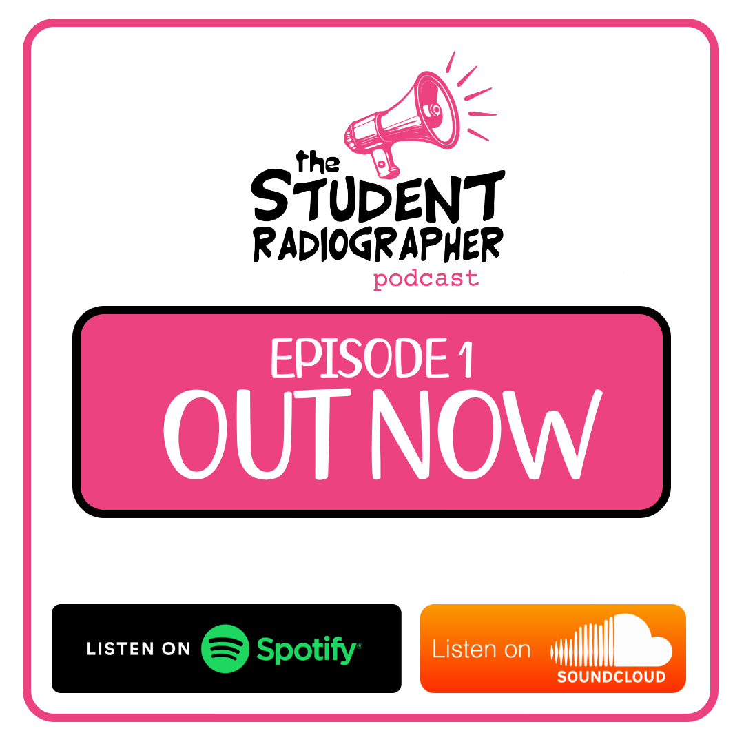 SoRStudents's tweet photo. 🚨PODCAST NOW LIVE!🚨
Episode 1 of #TheStudentRadiographerPodcast - WHO are we &amp; WHY are we here? -  is now available for you to stream.
Please have a listen and let us know what you think!
🎧Spotify: https://t.co/d8trsN1SgE
🎧Soundcloud: https://t.co/mkJsM6GjA2 https://t.co/GAdkYNsYMG