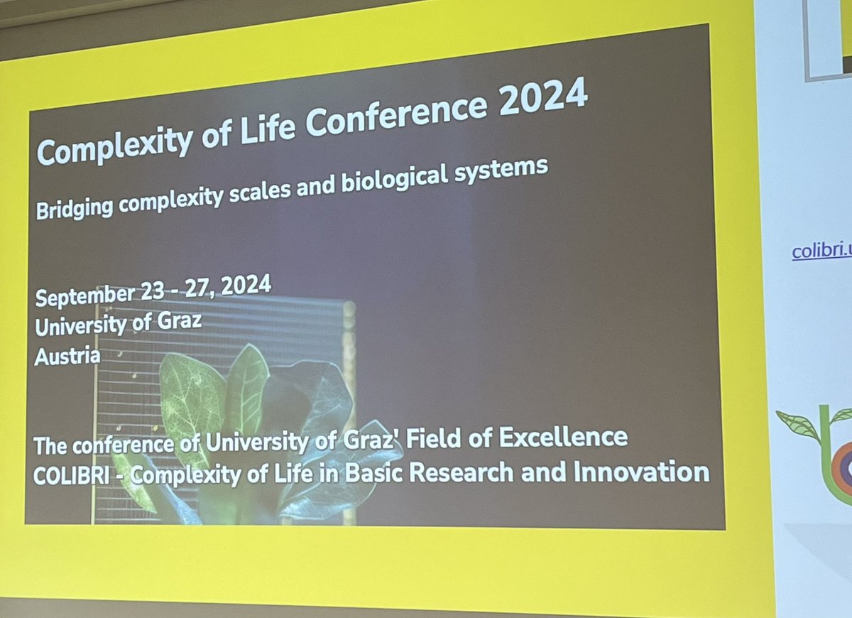 KoseskaL's tweet image. Looking forward to a week of complexity talks! #complexityscience #dynamicalsystems #theoryinbiology @MPINB_outreach