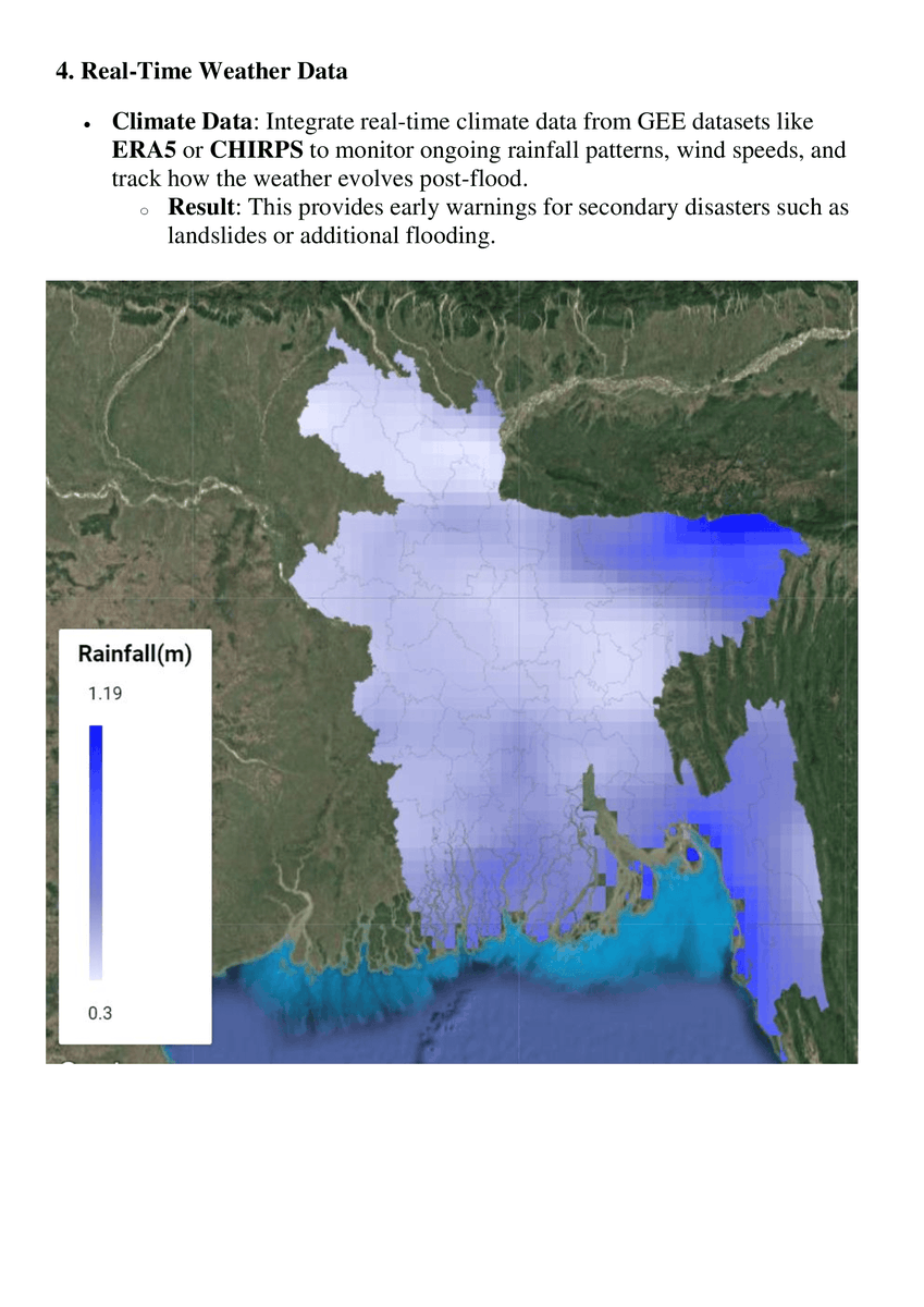 GISRSStudyHacks's tweet photo. Google Earth Engine for Disaster Management: Mitigating Impacts of Flood
Tutorial Link: https://t.co/V42WbnZVmr

#FloodMitigation #GoogleEarthEngine #DisasterManagement #RemoteSensing #FloodImpactAnalysis #SatelliteData #FloodRiskManagement #FloodDisasterResponse https://t.co/ZPTe29XW1T