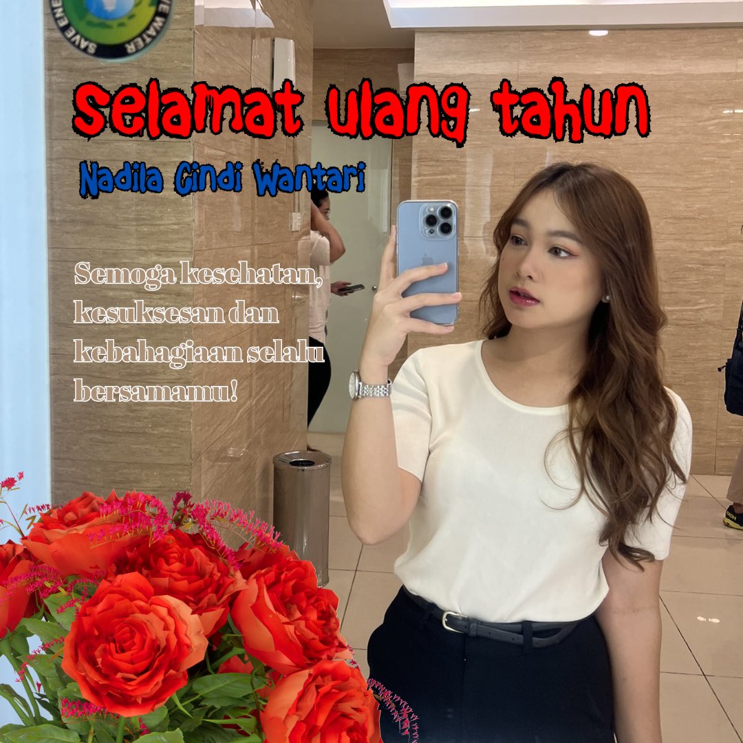 Siang-siang🌞mancing ikan pari🎣
Jangan lupa☝🏻bawa air es🧊
Selamat ulang tahun🎂Tuan Putri👸
Semoga sehat👩‍⚕️dan selalu sukses✊🏻

<a href="/nadilawantari_/">Nadila Wantari</a> 🖐🏻

#NDL26
#UPRISING
#K3jarSetoran