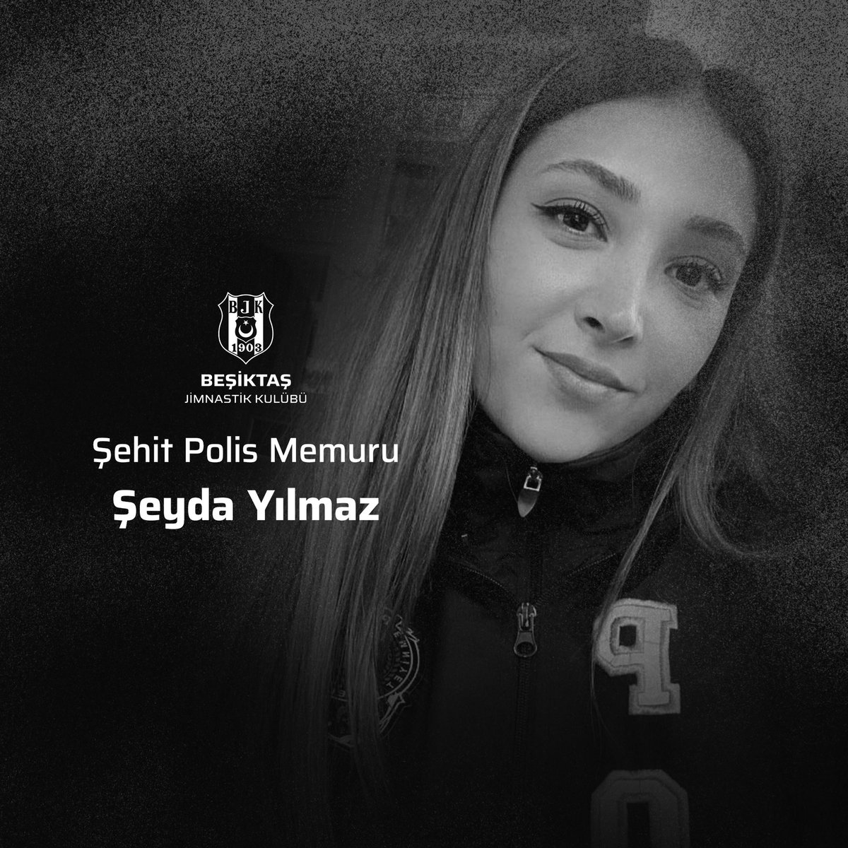 Besiktas's tweet image. Polis Memurumuz Şeyda Yılmaz’ın Ümraniye’de görev esnasında uğradığı hain saldırı sonucu şehit düştüğünü büyük bir üzüntüyle öğrenmiş bulunmaktayız. 

Şeyda Yılmaz’a Allah’tan rahmet, ailesine ve yakınlarına başsağlığı, yaralı polisimiz Kürşat Hakkı Sarıtepe’ye acil şifalar…