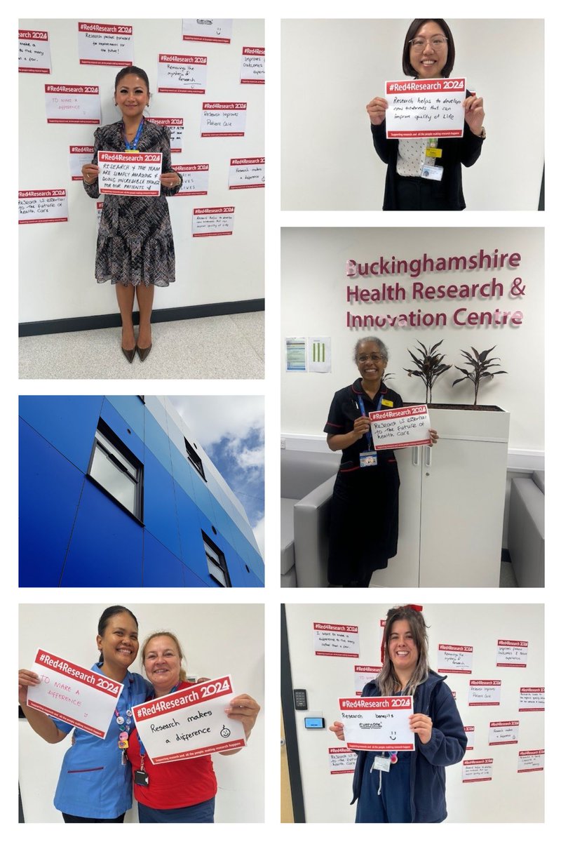 It was lovely to celebrate #red4research day on Friday with our colleagues - more reasons #whywedoresearch