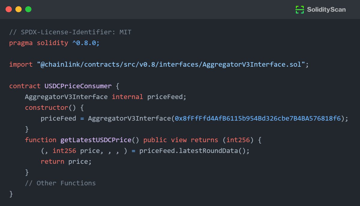 Bob built a contract that utilizes Chainlink to fetch the USDC price, intending to deploy it on multichain. Can you identify the business logic bug?

Dive into our #FindTheBug challenge and showcase your debugging skills!

#BugHunt #SmartContracts #Web3