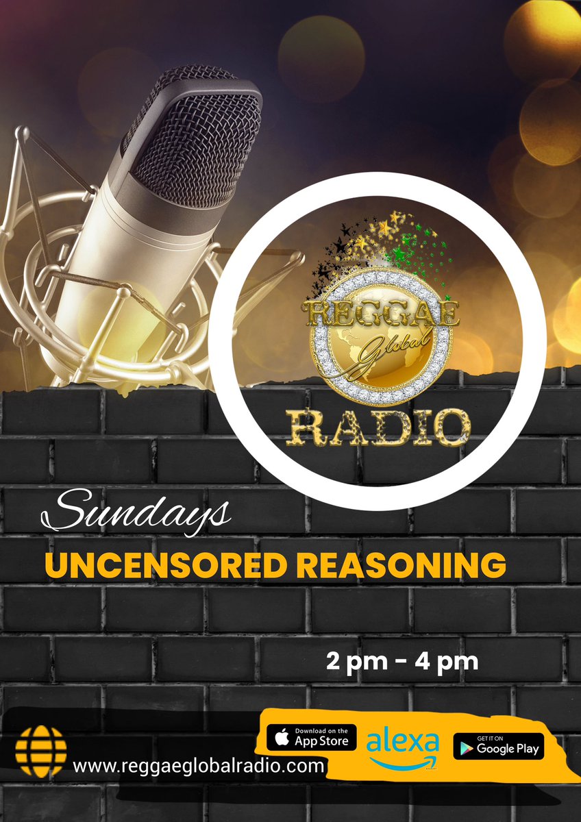 ReggaeGlobalEnt's tweet image. 🌟 New Virtual Series Alert! 🌟

Starting October 13th, 2024 join us every Sunday from 2-4 PM for an exciting new virtual show presented by Reggae Global Radio🎧💻

🎙 Each week features a different host and surprise guests – you never know who will stop by!