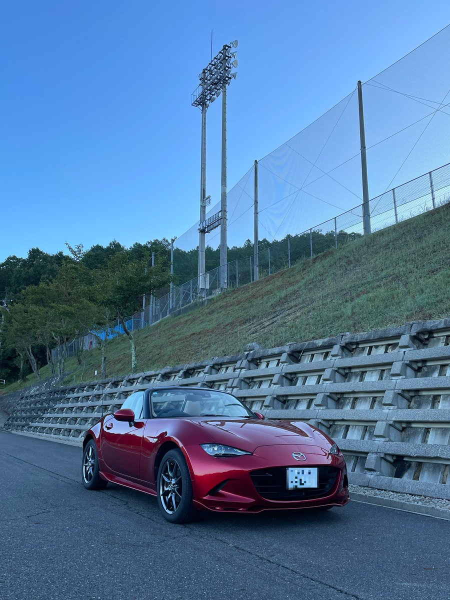 RedOutposts's tweet image. 昼は暑いけど、朝早くは気持ち良い😊
#NDロードスター