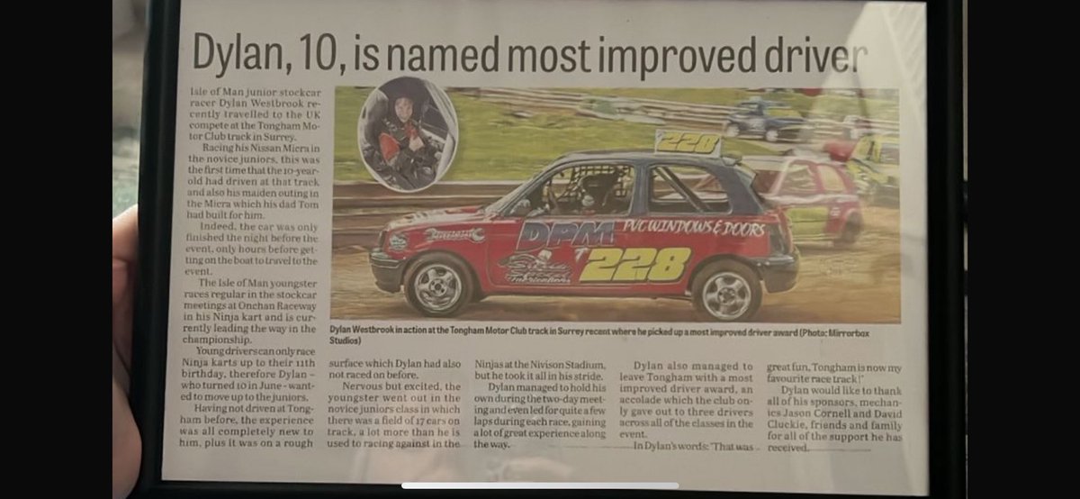 Final Meeting Complete 🏆 tough end to the season with decisions out of our control, but managed to win his last ever meeting driving a Ninja Kart, full focus into using the micra next year for a full season 💪🏻😎
Thank you for the trophy Lieutenant Governor 🤝