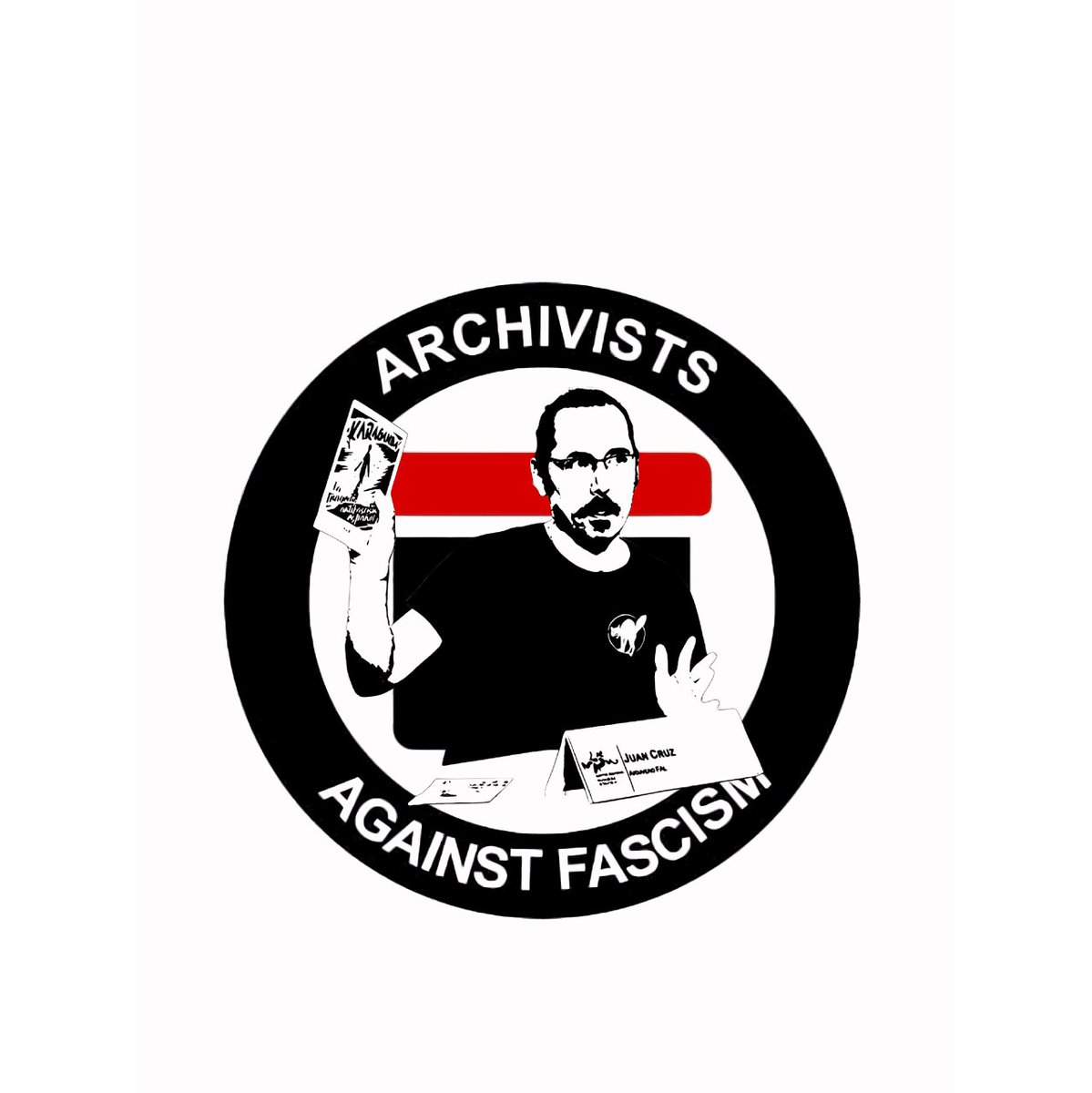 "Archivists against fascism" (EN: English)

Source: instagram:<a href="/fanzineologia/">Fanzineología</a>

Original: …way.ipfs.anarchiststickersarchive.org/ipfs/bafybeibo…

Vector: …way.ipfs.anarchiststickersarchive.org/ipfs/bafybeid2…

Permalink: anarchiststickersarchive.org/stickers/5517

#anarchism #stickers #archive
