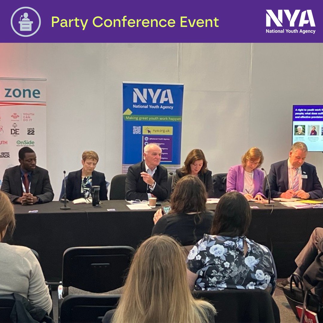 natyouthagency's tweet photo. Our panel event at the Labour Party Conference has started. During the discussion, we will explore how we can build opportunities for young people and restore the youth workforce to enable high quality, sufficient and effective youth services in every place.

#LabourConference2024 #LabourConference #YouthWork