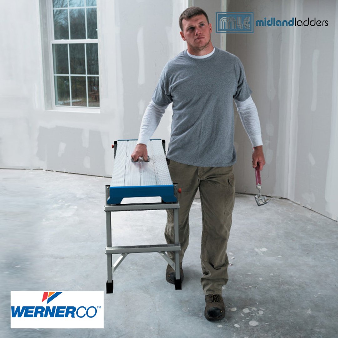 midlandladders's tweet image. The slim fold dual locking legs securely lock when the legs are open for safety and lock again when closed. This work platform folds completely flat when closed for easy transportation and storage. 👉 bit.ly/3VMwtM7 

#Workplatform #Platform #Ladder #Ladders