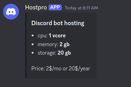 wolwesking's tweet photo. 🚀 Need reliable Discord bot hosting? 
🔹 24/7 uptime
🔹 Customizable plans
🔹 Easy setup for Node.js, Python, Java
🔹 Fast support
🔹 Affordable pricing &amp; free trials!
Join my Discord to learn more: https://t.co/znw8aHaAX4
#DiscordBots #BotHosting #DiscordDeveloper #BotDev https://t.co/9yONohmXqF