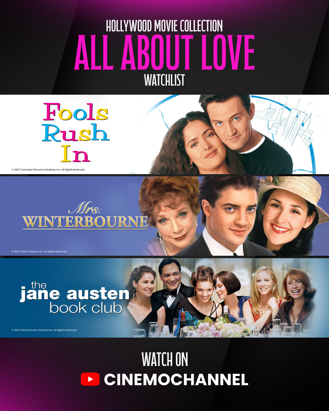 ABS CBN Entertainment on X We found LOVE on YouTube Fools Rush In Mrs. Winterbourne The Jane Austen Book Club Watch these classic ROMANTIC MOVIES and more Hollywood blockbusters on the