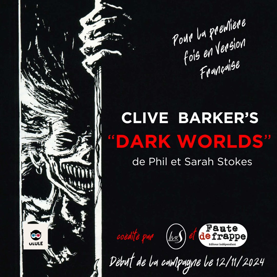 😈Vous aviez trouvé ?😈 Et question plus importante encore, êtes-vous impatient(e)s ? Parce que nous OUI ! Lancement de la campagne le 12 novembre et d'ici là, inscrivez-vous pour ne pas rater le lancement  et profiter des Early Birds !
=> fr.ulule.com/anthologie-cli…