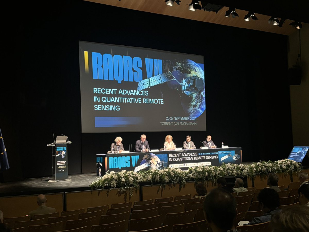 Just happening: #RAQRS24 kickoff. Looking forward to this exciting week to learn the latest advances in #earthobservation