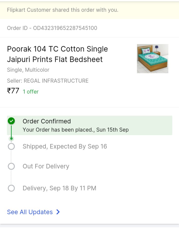 jsram2024's tweet photo. इस हिसाब से क्या 27 सितम्बर को सेल में @Flipkart  सबको डिलीवरी दे पाएगा 
@flipkartsupport https://t.co/VDsO7yyZRs