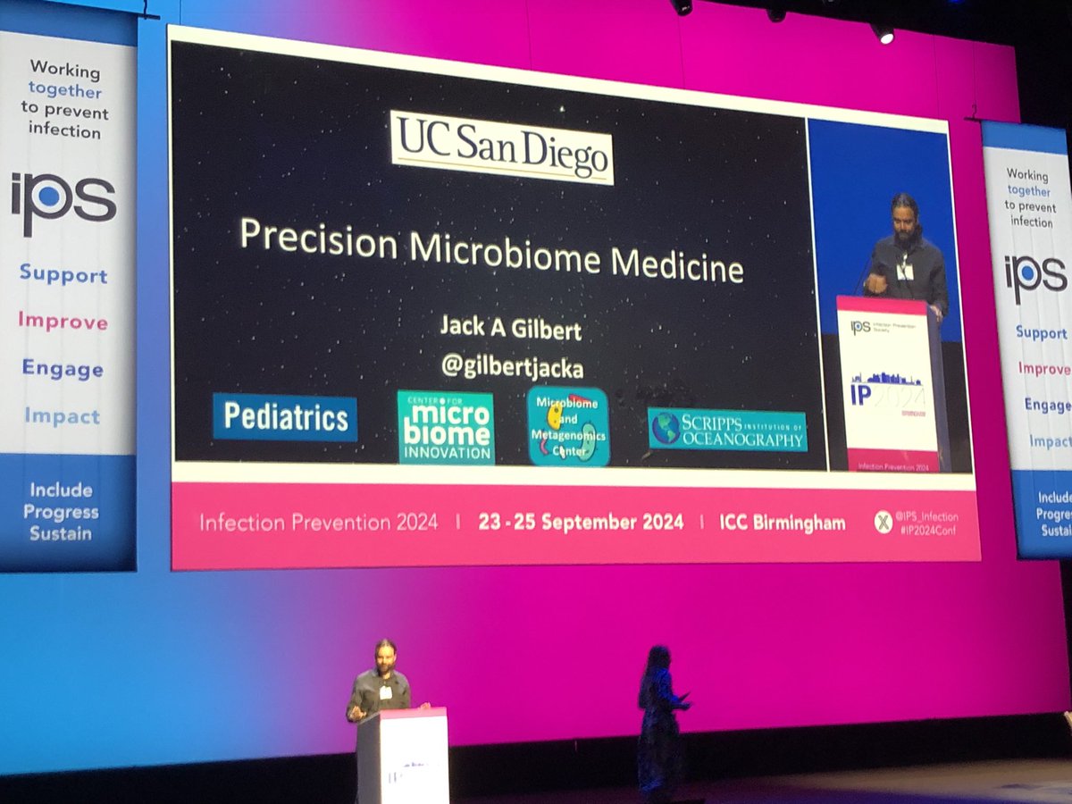 RodHulme1's tweet photo. We are all emitting 30 million microbes…per hour!! 🤯 #IP2024conf https://t.co/bq64Wgj5nl