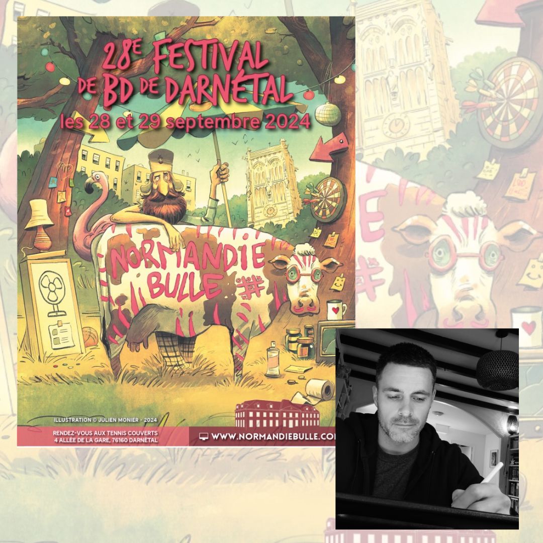 [📆 Rencontre dédicace] Ce week-end, 28 &amp; 29 septembre, vous avez l’occasion de rencontrer  <a href="/BazinNico/">Bazin Nicolas</a> au festival <a href="/bdarnetal/">Normandiebulle 2014</a> 

Venez &amp; envoyez-nous vos photos si vous y êtes !

➡️ Toutes les infos sur : normandiebulle.com