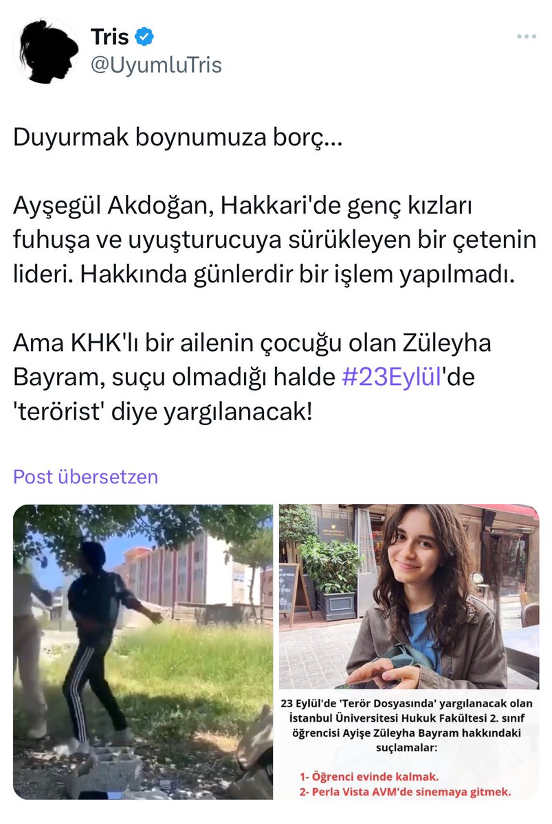 l_cakiroglu's tweet photo. Bu ne rezalet! Gençlerimizin basit haklarını gasp etmek hangi akla hizmet? 

▶️Öğrenci evinde kalmak, 
▶️sinemaya gitmek,
▶️yemek siparişi vermek suç mu? 

Bu hukuksuzlukları kabul etmiyoruz! Gençliğimize yapılan bu hukuksuzluk ve adaletsizliğe karşı duralım!

#23Eylül @tcailesosyal #KızÇocuklarıDavası @tkdfederasyon #polis