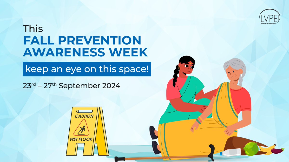 lvprasadeye's tweet photo. Did you know you can fall-proof your home?
This #FallsPreventionAwarenessWeek, let's make simple changes to keep our elders safe and steady. A #FallProof home means healthier, happier days!
@NCOAging @iofbonehealth @NIHAging @Helpageindia @WHO
#LVPEI #SeniorSafety #PreventFalls https://t.co/L4W6ZC4POe