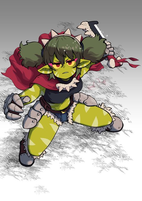 ヴィクトリアちゃん😊
#オリジナルキャラクター 