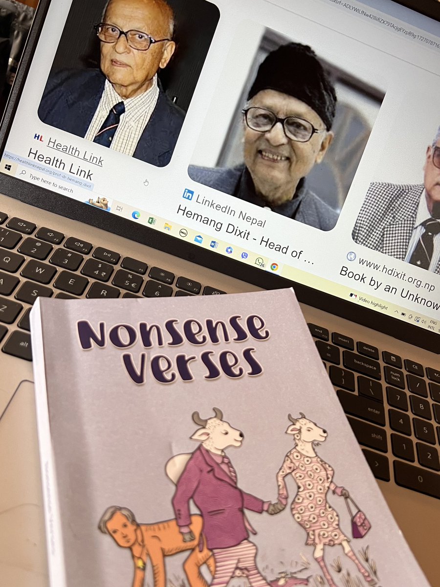 thapa_sushil's tweet image. Thank You for Your precious gift
Respected @manidixithd Sir 🙏
I take a moment to express my heartfelt gratitude for the special gift of your book, &quot;Nonsense Verses.&quot; It is truly an honor to receive a copy of your work.