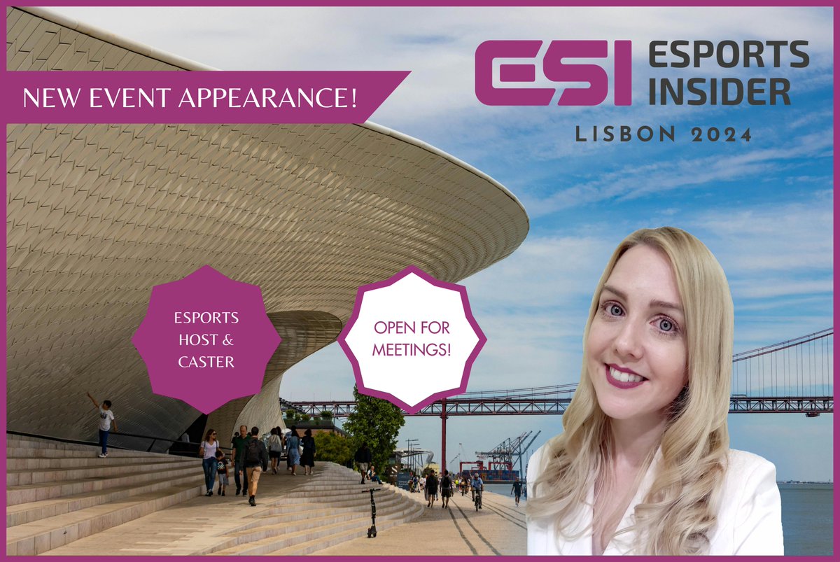 Marie Mejerwall (@mejerwall) on Twitter photo On my way to Lisbon for this week's <a href="/esportsinsider/">Esports Insider</a> event ๐๐ฆ๐ ๐๐ถ๐๐ฏ๐ผ๐ป!
I'll also be going back to my stage roots and ๐ต๐ผ๐๐๐ถ๐ป๐ด & ๐ฐ๐ผ๐บ๐บ๐ฒ๐ป๐๐ฎ๐๐ถ๐ป๐ด a 1v1 ๐๐ฆ๐ฎ ๐๐ผ๐๐ฟ๐ป๐ฎ๐บ๐ฒ๐ป๐ with <a href="/GeT_RiGhT/">Christopher Alesund</a>.
DM to meet up!
See you there!? On my way to Lisbon for this week's <a href="/esportsinsider/">Esports Insider</a> event ๐๐ฆ๐ ๐๐ถ๐๐ฏ๐ผ๐ป!
I'll also be going back to my stage roots and ๐ต๐ผ๐๐๐ถ๐ป๐ด & ๐ฐ๐ผ๐บ๐บ๐ฒ๐ป๐๐ฎ๐๐ถ๐ป๐ด a 1v1 ๐๐ฆ๐ฎ ๐๐ผ๐๐ฟ๐ป๐ฎ๐บ๐ฒ๐ป๐ with <a href="/GeT_RiGhT/">Christopher Alesund</a>.
DM to meet up!
See you there!?
