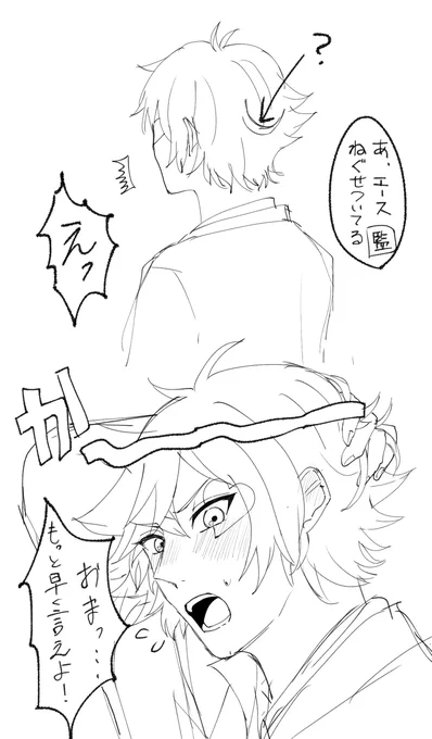 こういう反応されたい人生でした
 #ツイステファンアート 
 #twstファンアート 