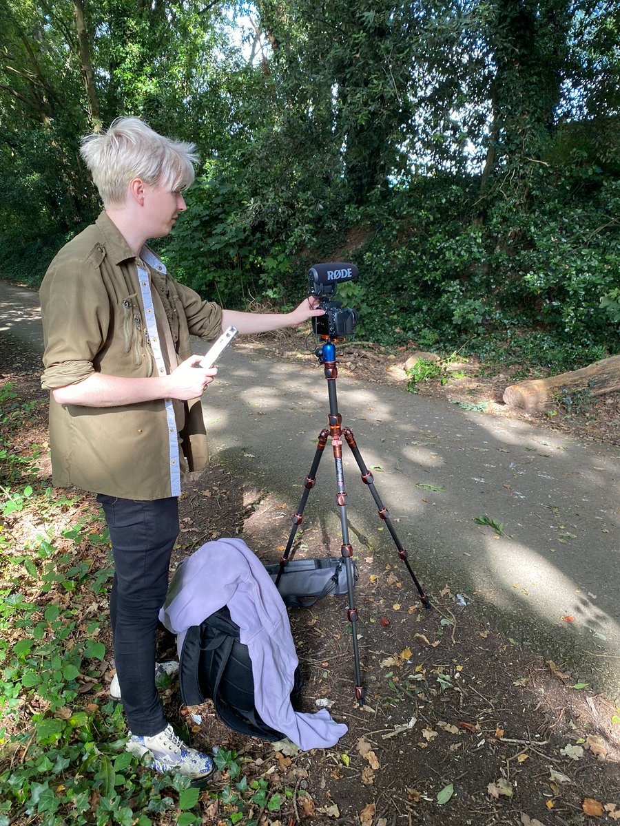MidnightFlorist's tweet photo. Last week, we returned to the Centurian's Way to remix our previous walking project of 283 consecutive days from Chichester to Kingley Vale. More will come on this later in October. #Theatre #Research #PhD #WalkingPractice https://t.co/f1Pl6sopA8