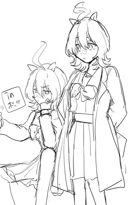 会場で描いてた落書き 