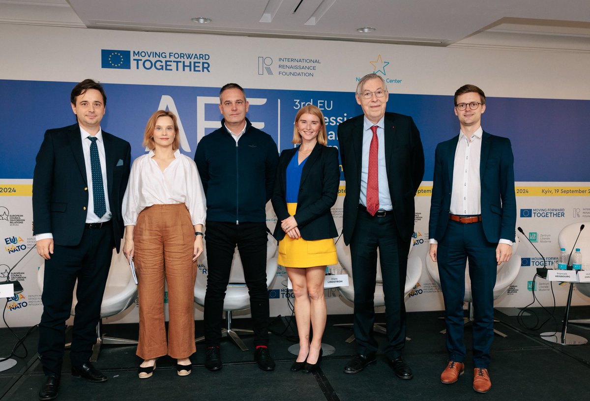 I had the great pleasure to speak on mutually beneficial potentials of integrating EU-Ukraine defence industries at the 3rd EU Accession Exchange Forum in Kyiv.

Insightful discussion with <a href="/GresselGustav/">Gustav C. Gressel</a>, <a href="/LeonidL/">Leo Litra</a>, <a href="/sinikukka/">Sinikukka Saari</a>, <a href="/KALindstrom/">Klara Lindström</a>,  <a href="/FHeisbourg/">François Heisbourg</a>, organised by <a href="/NEC_Ukraine/">New Europe Center</a>